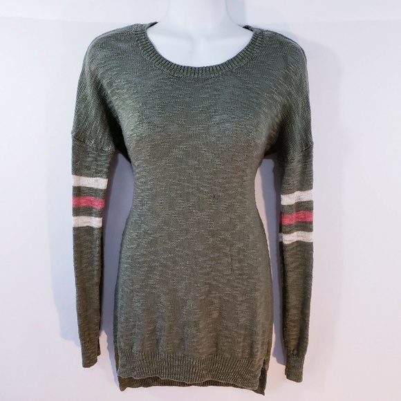 Pink Rose Women’s Sweater Open Knit Size Medium Ru - Picture 3 of 8